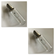 2 X KELVINATOR FRIDGE LAMP LIGHT BULB GLOBE KTM3600WB KTM4400WB KTM5200MB
