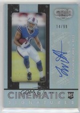 2016 Panini Gala Cinematic Rookie Signatures 14/99 Jonathan Williams Auto v7j