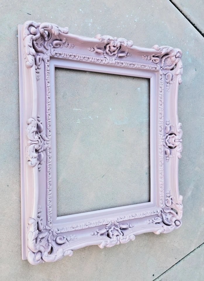 11x14 Pale Pink Picture Frame Classic Wall Ornate Baby Frames Art Canvas Prints - Image 3 of 4