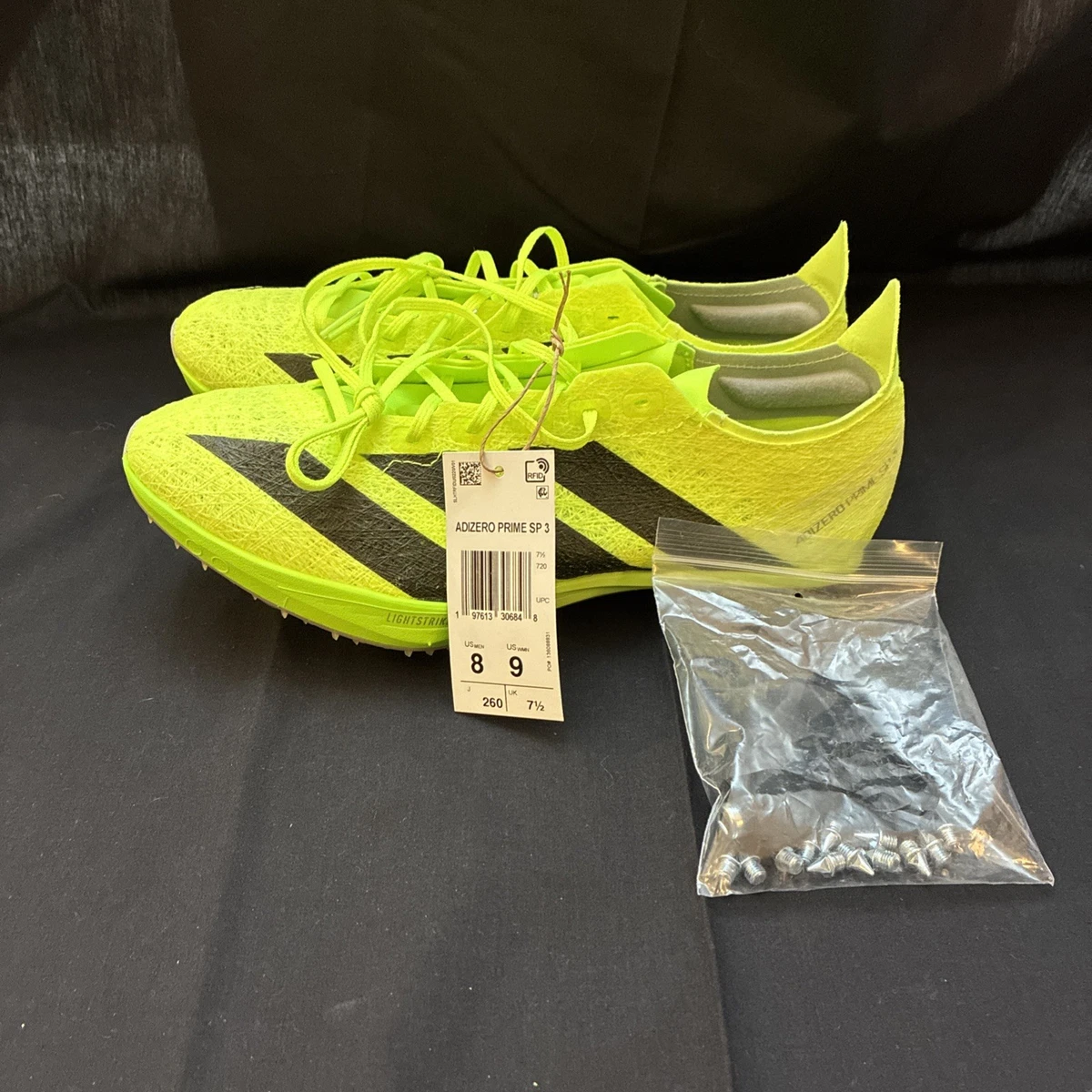 Adidas Adizero Prime SP 3 Strung Lucid Lemon Track Spikes (6.5M 7.5W) IH5800 Adidas ADIZERO Prime SP 3 Strung Lucid Lemon | Mercari main image 3