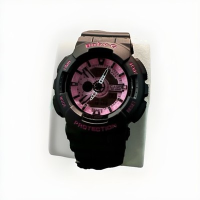 Casio Baby-G Women's Quartz Black & Pink Shock Resistant Analog