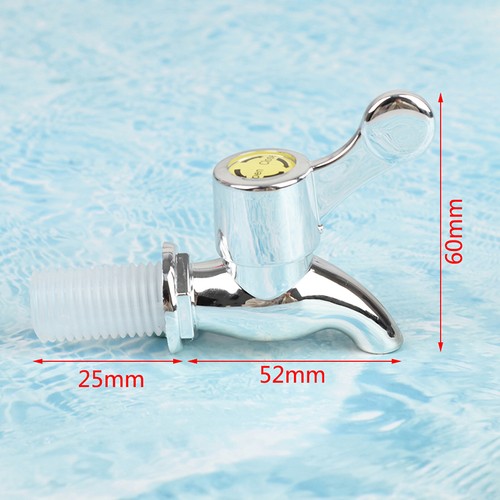 1pcs 17mm Silver Glass Wine Bottle Faucet Jar Wine Barrel Water Tank FaucetB-ad - Picture 11 of 12