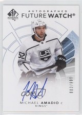 2017-18 SP Authentic Auto Future Watch 803/999 Michael Amadio #157 Auto 1o3