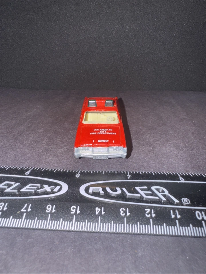 Lesney Matchbox Mercury LA Fire Department Chief 1 Made In England - Fire Chief - Image 4 of 4