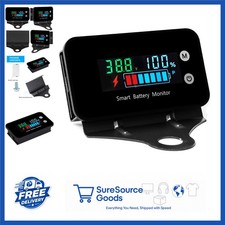Battery Capacity Tester 7-100V with Temperature Display and Waterproof Bracket