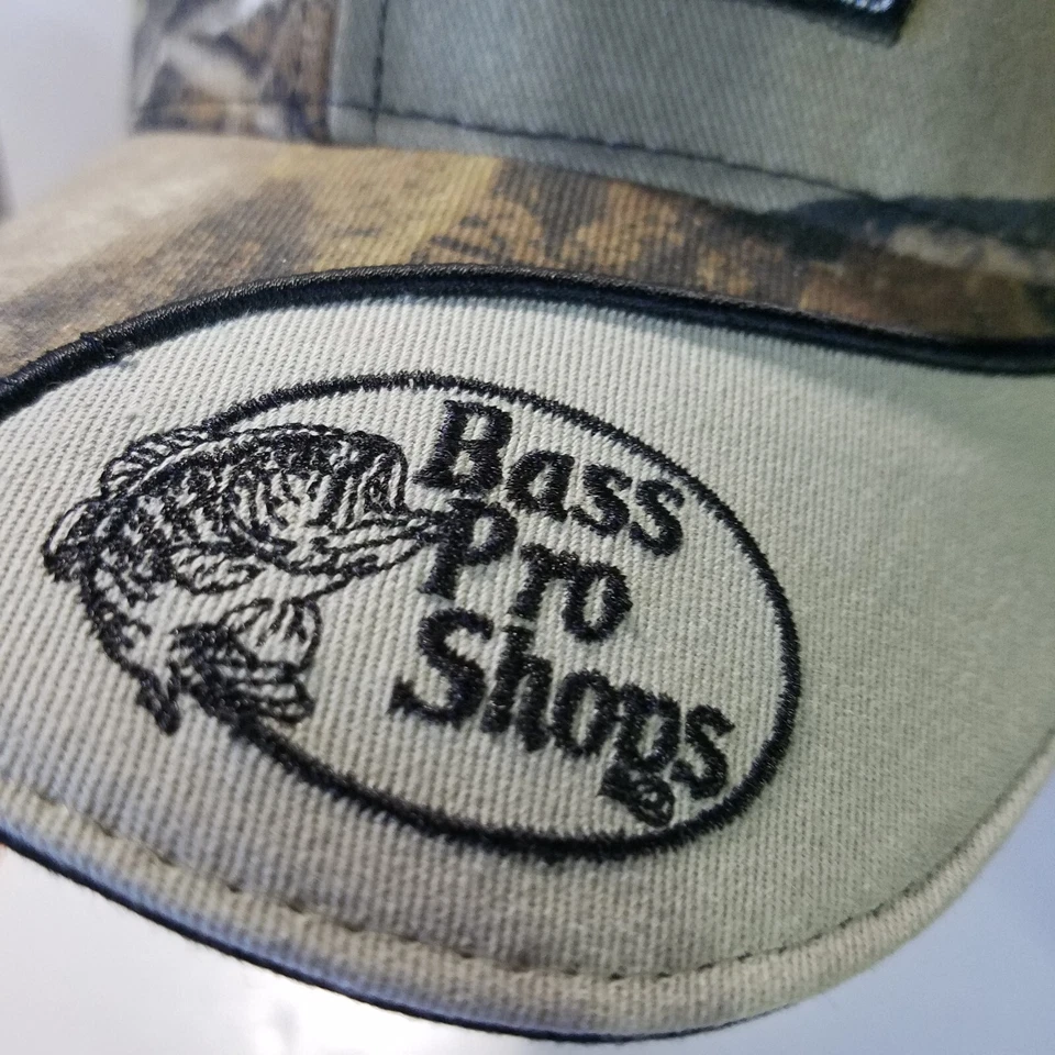 Gorra de béisbol Bass Pro Shops correa ajustable árbol real Foto 2 de 4