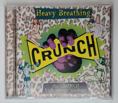 Crunch Heavy Breathing CD Audio Music High Energy Workout Music 1996 