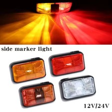 2LED IP68 Waterproof Car Truck Lorry side clearance marker Trailer Light 12V 24V