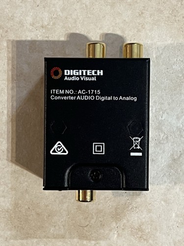 Digitech Audio Digital To Analogue Audio Converter 5V DC Model AC-1715 - Picture 6 of 11