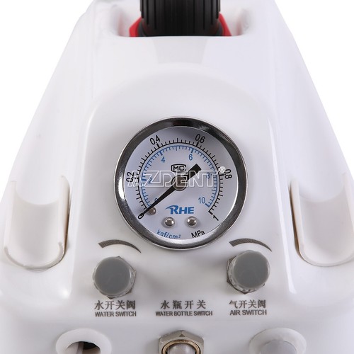 Unidad de Turbina Aire Dental 4 Orificios 3 Vias Jeringa Botella per compressore - Foto 8 di 22