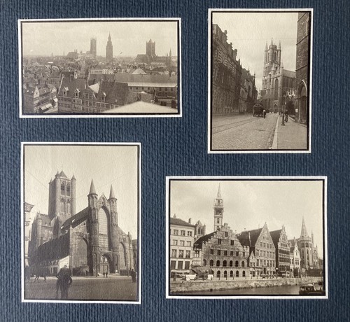 Belgique. Gand. Gent. 9 photos circa 1910. Café de la Potence. - Imagen 2 de 2