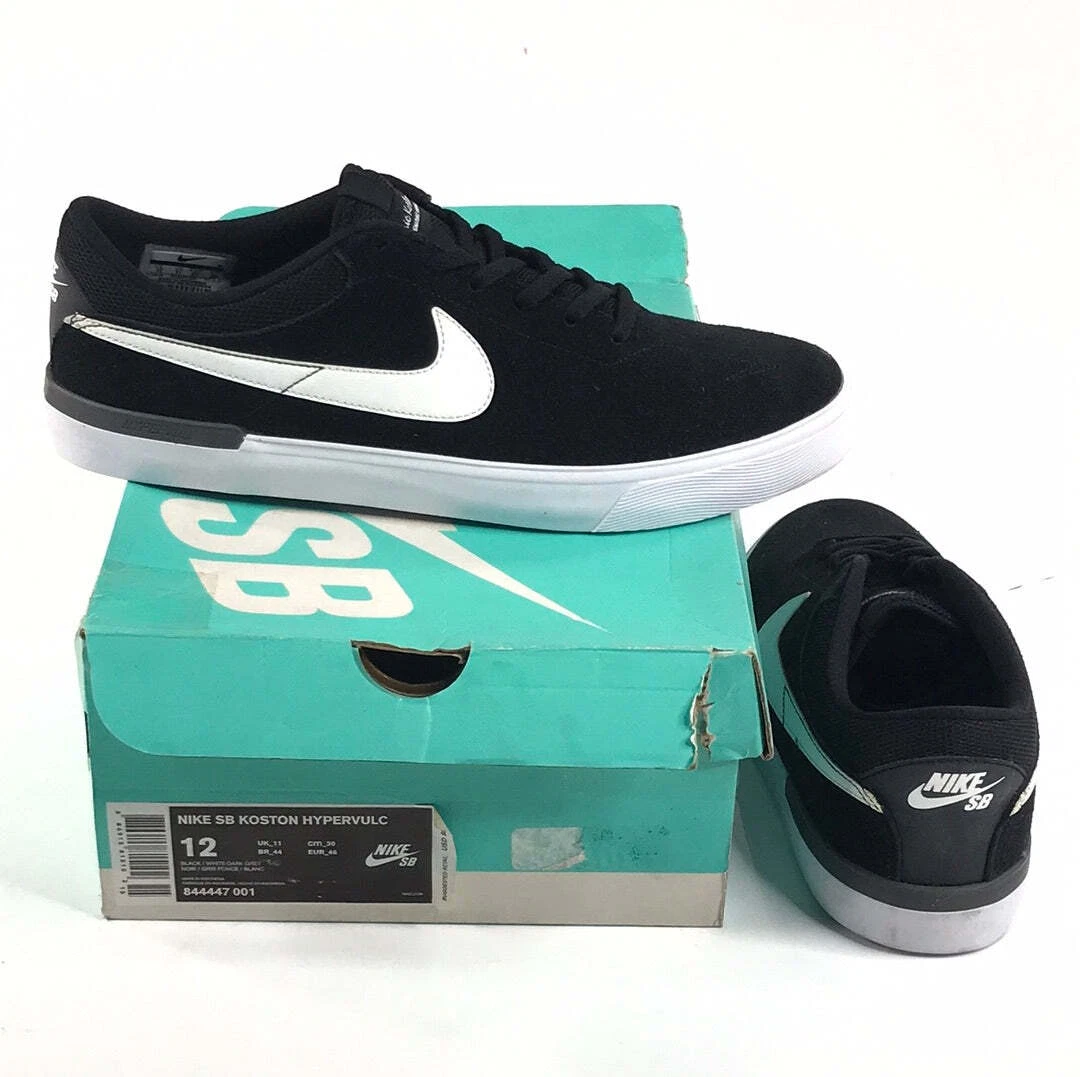 Nike SB Black/White/Dark Grey U.S. Mens Size 844447 001 | eBay