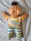 1978-1983 Cabbage Patch Kids Doll Xavier Roberts Brown Hair & Eyes S.S. outfit