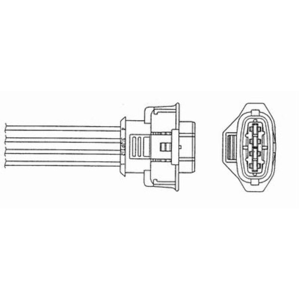 NTK Lambdasonde Regelsonde Passend FüR Opel Vectra B Caravan 1.8I 16V-image