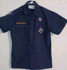 Boy Scouts of America Uniform Shirt Youth Large Blue