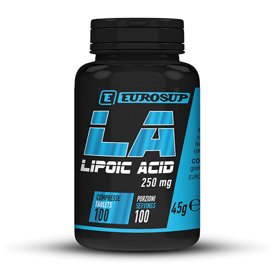 Eurosup - Lipoic Acid 100 Cpr. Acido Alfa Lipoico 250 mg Controllo Glicemia