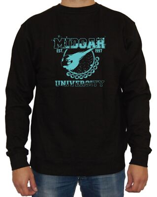 Midgar University Sweater Zocken Spiel Gaming Fantasy Biggs Wedge Chocobo Kult 