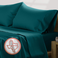 Luxury 600 Thread Count Twin XL Egyptian Cotton Sheets - Teal