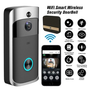 Video Wireless WiFi Doorbell Smart Door Ring Intercom Camera Bell Security UK
