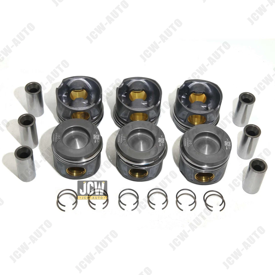 Juego de pistones y anillos Φ83 mm para Mercedes-Benz ML350d GLS350 CDI W166 X166 OM642 Foto 3 de 4