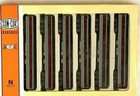 Carrozze passeggeri Con-Cor per modellismo ferroviario scala N