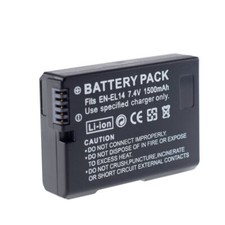 EN-EL14a Battery for Nikon D3400 D3300 D3200 D5500 D5300 P7000 P7100 P7700 P7800