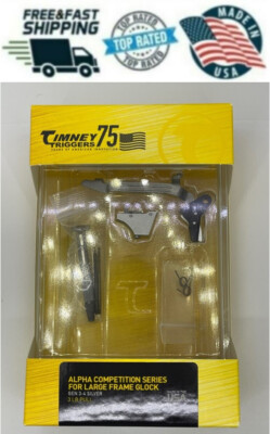 TIMNEY TRIGGER COMPETITION ALPHA GLOCKK 20 21 30 40 41 LARGE FRAME GEN3 4 SILVER