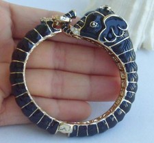 Unique Animal Elephant Bracelet Bangle Cuff Rhinestone Crystal BCL509