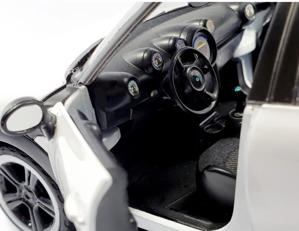 Los 4 MINI COOPER S Countryman Silver Nikkel Sun Roof escala 1/24 Norev Collect Foto 4 de 4