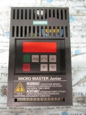 Siemens 6SE9112-0CA13 Micro Master Junior AC Drive 230VAC 0.5HP 370W *Tested*