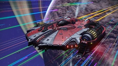 HELLO GAMES Boundary Herald - Cursed Expedition ship + Upgrades and Storage - No Man's Sky