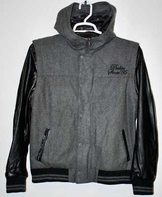 CCS SKATE GOODS ICE HOCKEY WOOL Varsity Hoodie Jacket Mens M Removable sleeves