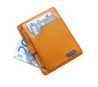 RICCO Italian Leather Front Pocket RFID Thin Cardholder Minimalist Wallet S11