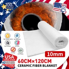 Thick 394mil Ceramic Fiber Insulation up to 2500 F Fireproof Insulation Blanket