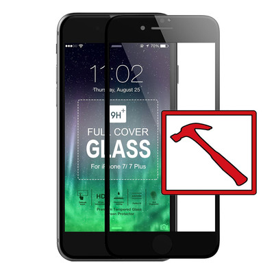 Slabo PREMIUM Panzerfolie für iPhone 8 Plus 7 Plus 6s 6 Plus ''Tempered Glass'' 9H