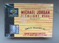 1997 Upper Deck Diamond Vision Michael Jordan Highlight Reel – Sealed Box!