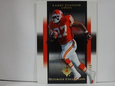 2005 Ultimate Collection Football Card #47 Larry Johnson /550