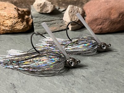 Smoking Shad - Swim Jigs - Bass Fishing Jig Lure - 2 Pack