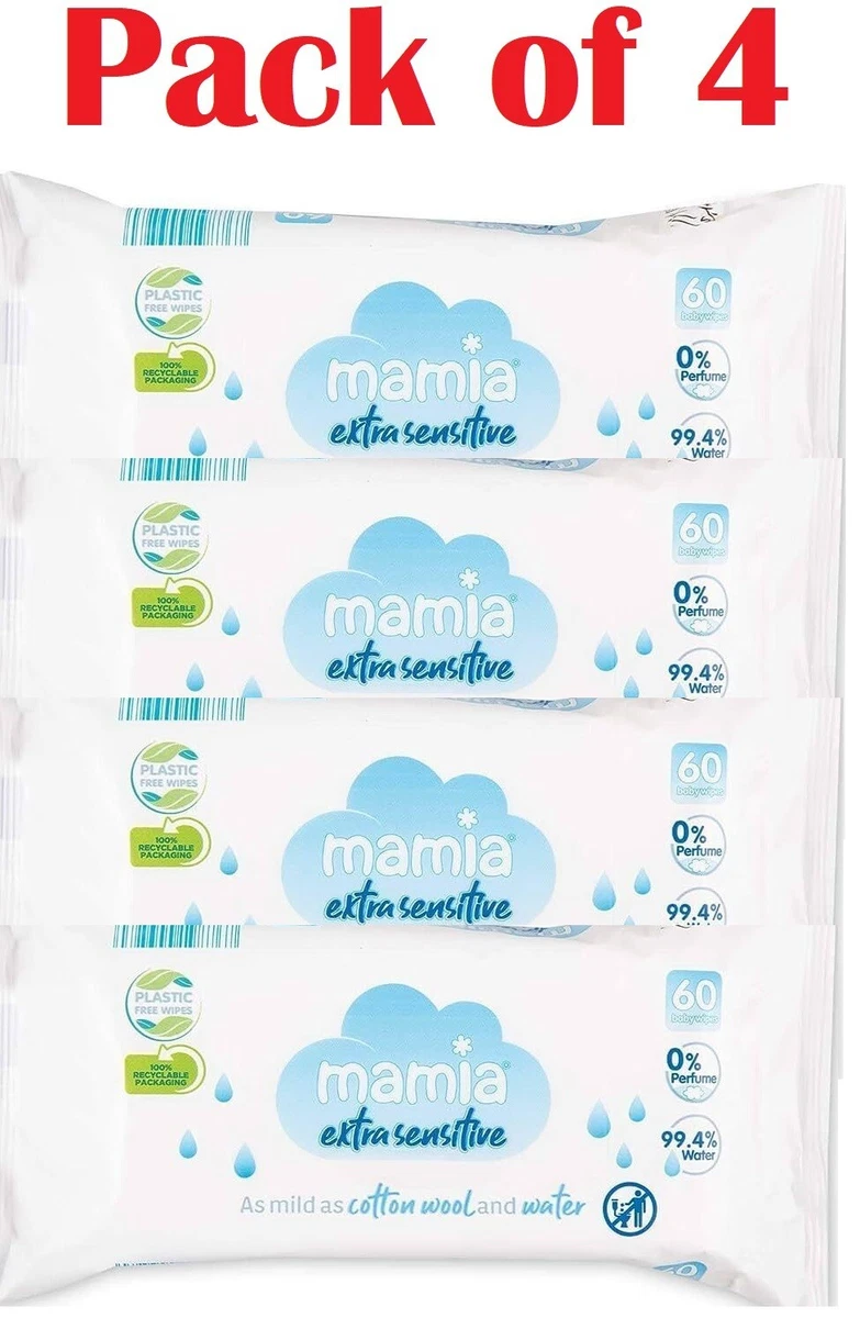 Sensitive baby hotsell wipes white cotton