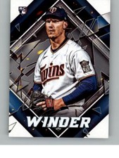 2022 Topps Fire Josh Winder 199 RC Minnesota Twins