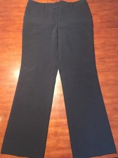 WOMENS NEW YORK CO. MID RISE AVERAGE CITY STRETCH BOOTCUT BROWN PANTS SIZE 12
