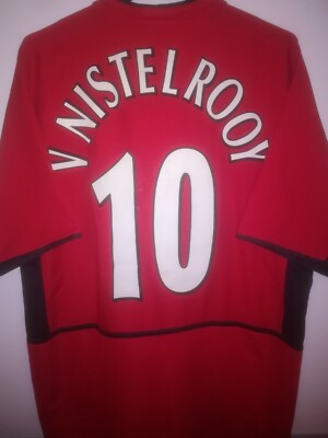 MANCHESTER UNITED 2002-2003 Van Nistelrooy 10 camiseta shirt