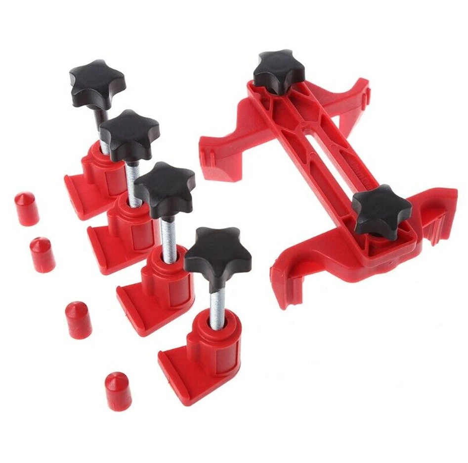 Universal Camshaft Dual Cam Clamp Alignment Timing Belt Gear Locking Tool Holder - Image 3 of 4