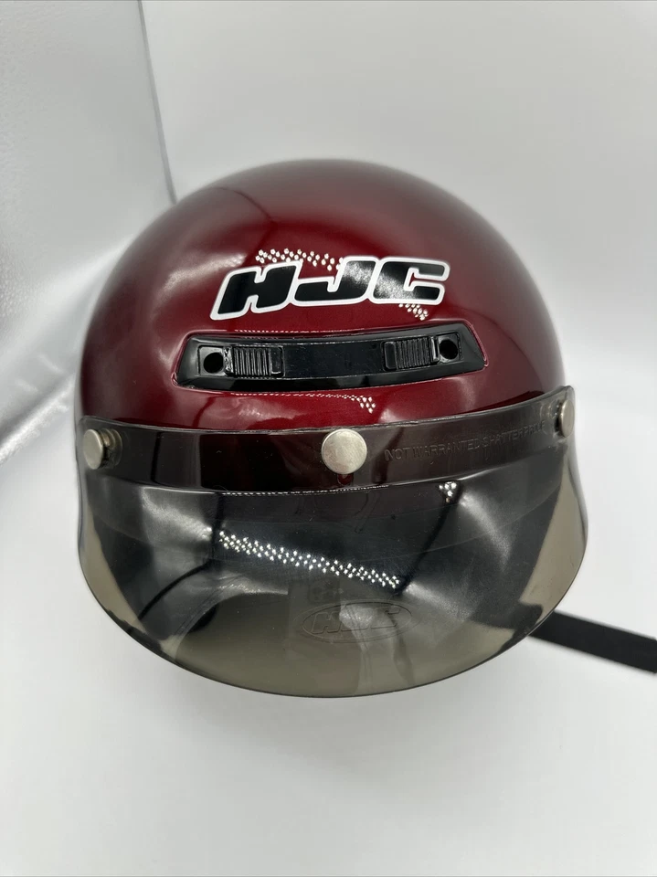 Casco de motocicleta HJC CS-5N rojo vino brillante Cs-5 para hombre talla M Foto 2 de 4