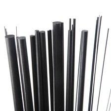 10pcs 0.8 mm Diameter x 500mm Carbon Fiber Rod Carbon Pole For RC Airplane