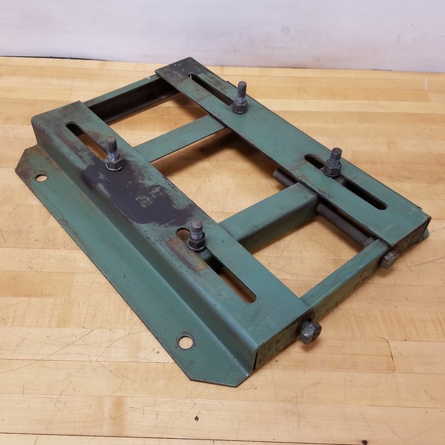 Dayton 2M516, Adjustable Steel Motor Base Plate. Nema 324, 223/4" L x