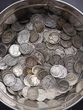 💥 25 Older Mercury Dimes 1/2 Roll 90% Silver 💥 IN STOCK 💥 Fast FREE Shipping!