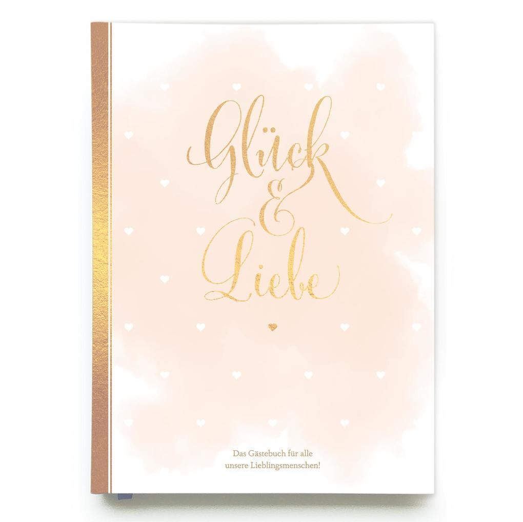 Thumbnail - Gästebuch Hochzeit In Gold| Hochzeitsbuch Für Gäste Mit