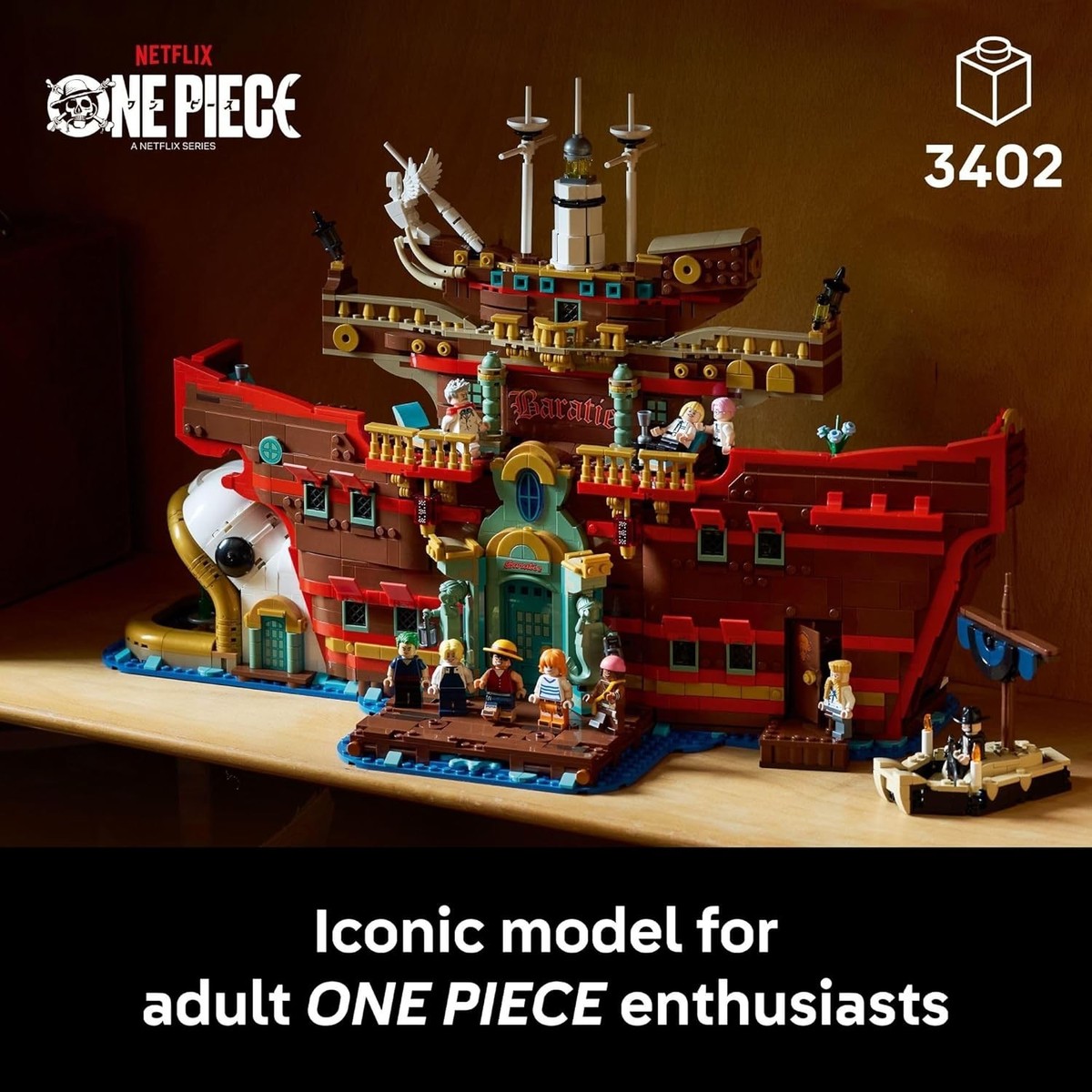 LEGO® ONE Piece: The Baratie Floating Restaurant (75640