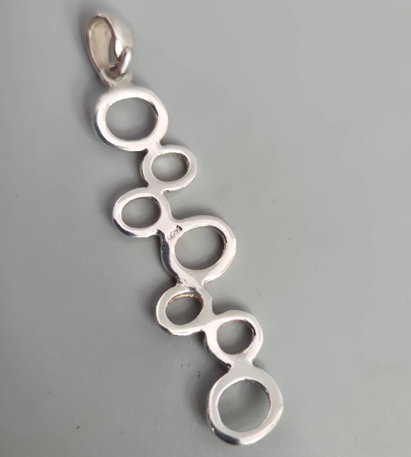 Handcrafted Modernist Solid 925 Sterling Silver P… - image 4